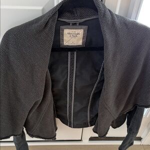 Abercrombie & Fitch Gray Women's Jacket Size Medium